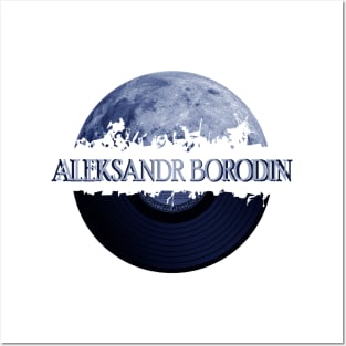 Aleksandr Borodin blue moon vinyl Posters and Art